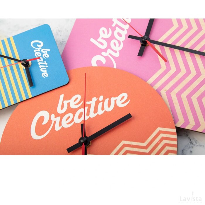 Betime Wood B Custom Made Wandklok Natuurlijk