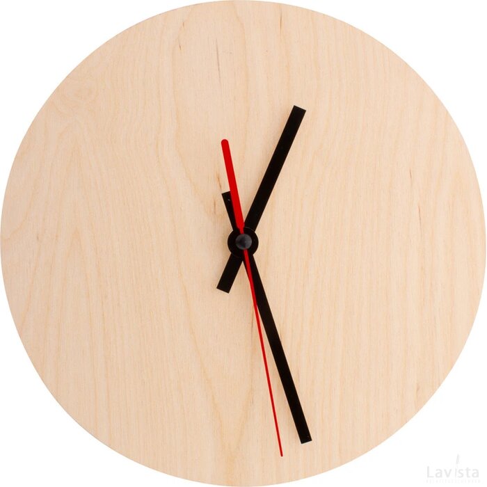 Betime Wood D Custom Made Wandklok Natuurlijk