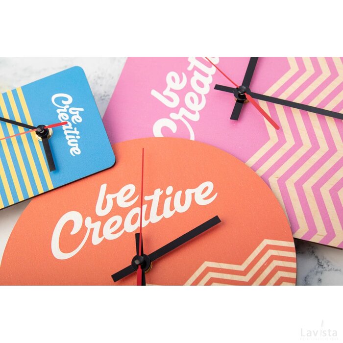 Betime Wood D Custom Made Wandklok Natuurlijk