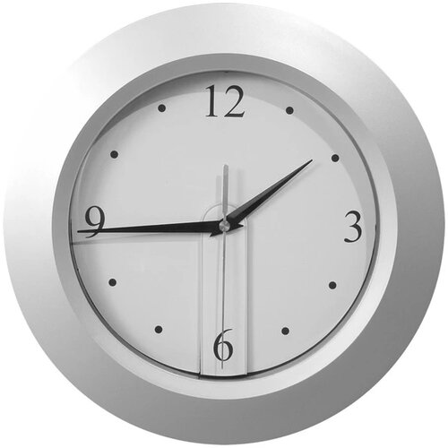 Brattain Wandklok Zilver