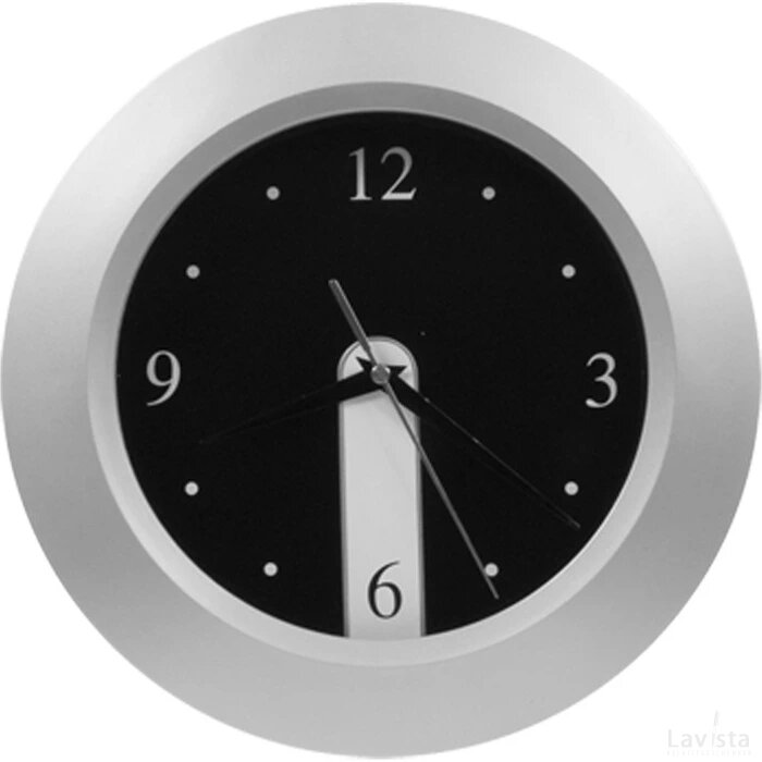 Brattain Wandklok Zilver