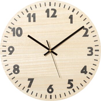 Yustry Wandklok Natuurlijk