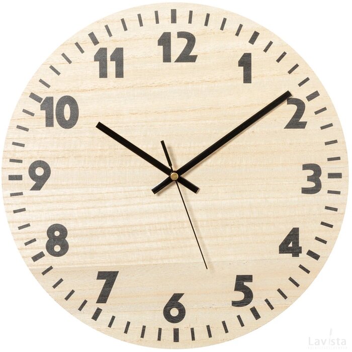 Yustry Wandklok Natuurlijk