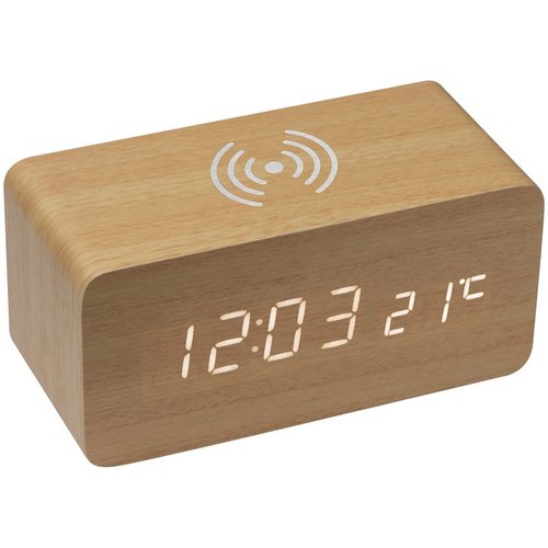Buroklok met een draadloze oplader beige