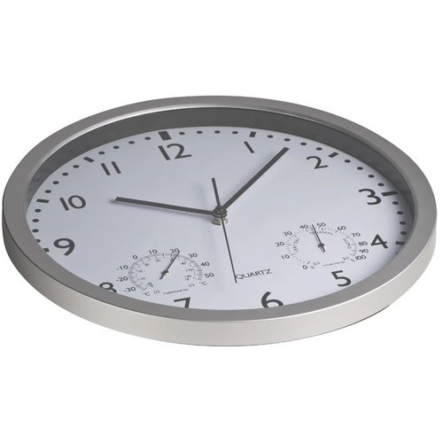 Wandklok met uitneembare wijzerplaat Monheim wit