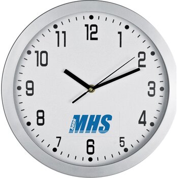 Wandklok Miesbach wit