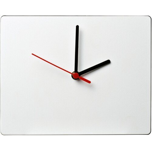 Brite-Clock® rechthoekige wandklok Zwart