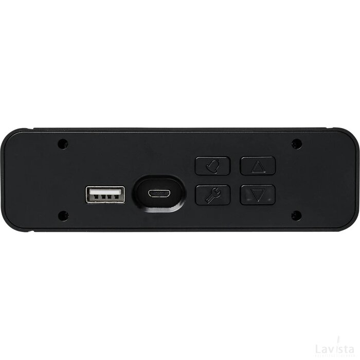 Seconds draadloze oplaadklok Zwart