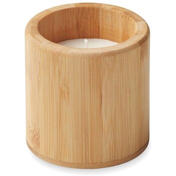 Plantaardige waskaars 160 gr Giza hout