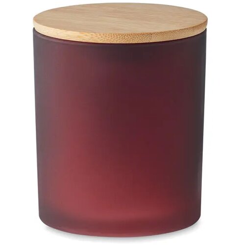 Plantaardige waskaars 280 gr Keops large bordeaux