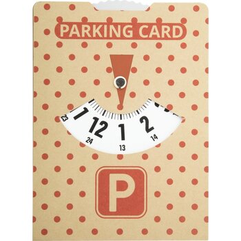 Creapark Eco Custom Made Parkeerschijf Naturel Creapark Eco Custom Made Parkeerschijf Naturel