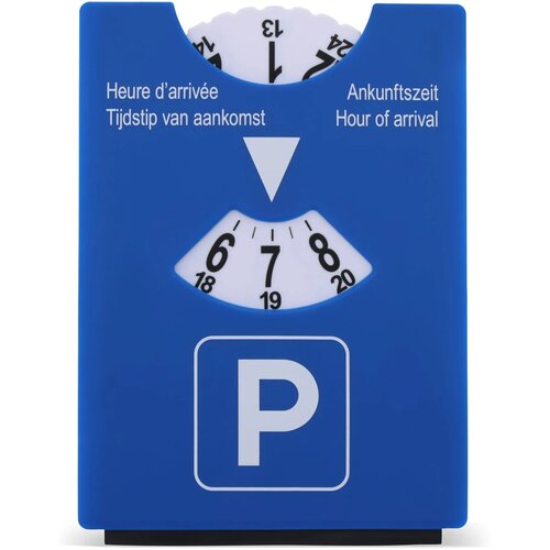 Parkeerschijf ijskrabber blauw groen blauw / groen