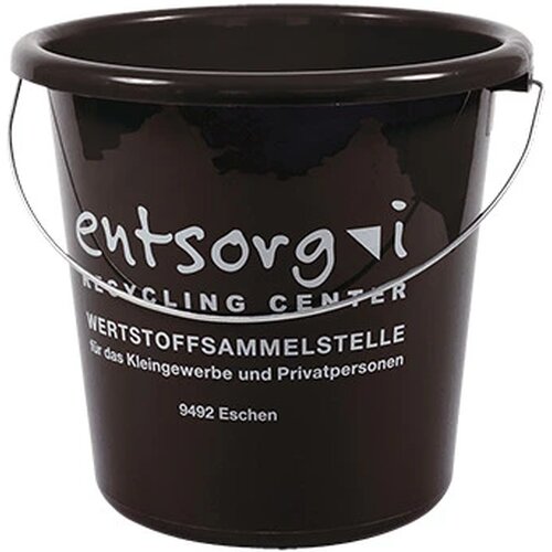 Emmer 10 liter zwart