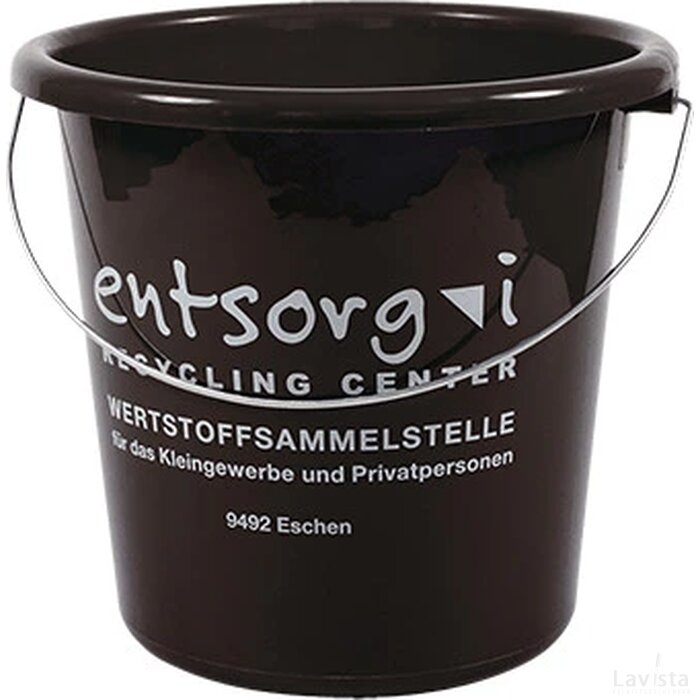 Emmer 10 liter zwart