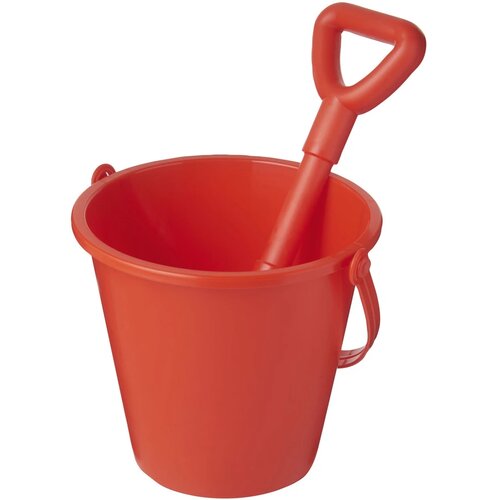 Tides strandemmer en schep van gerecycled plastic Rood