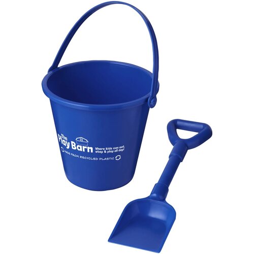Tides strandemmer en schep van gerecycled plastic Blauw