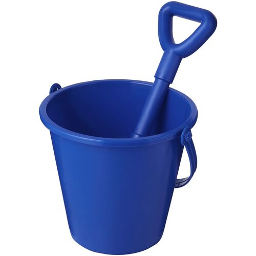 Tides strandemmer en schep van gerecycled plastic Blauw
