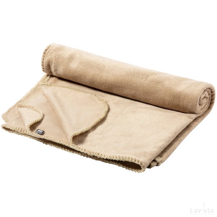 Bibbly Rpet Fleece Deken Natuurlijk