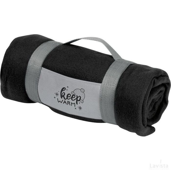 Fleece Deken Supersoft Zwart
