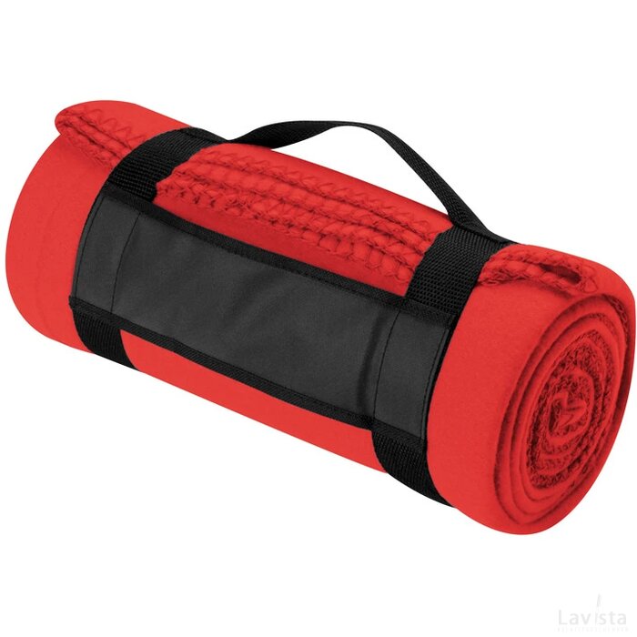 Fleecedeken Schleiz rood