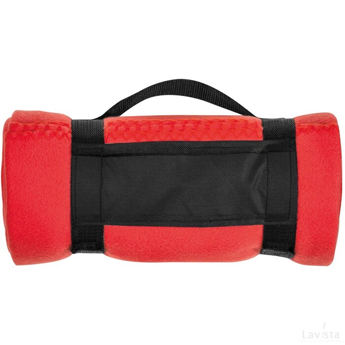 Fleecedeken Schleiz rood