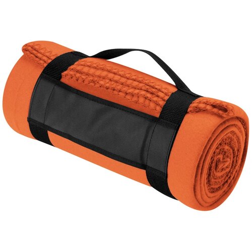 Fleecedeken Schleiz oranje