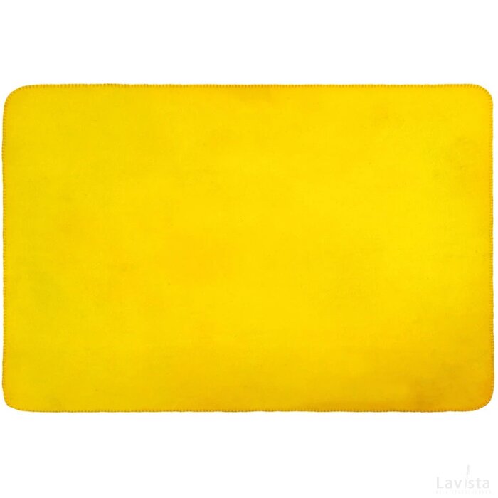 Fleecedeken Schleiz geel