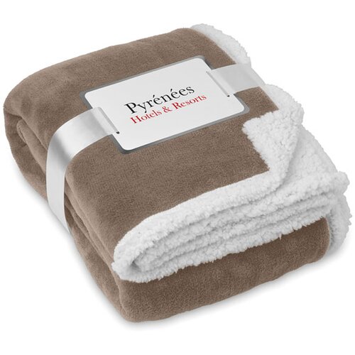 Dekens, koraal fleece/sherpa Zermatt khaki