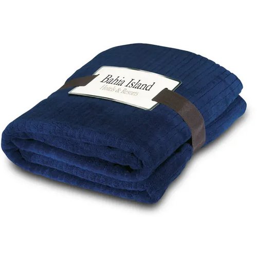 Fleece deken 240 g/m2 Cap code blauw