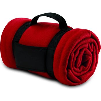 Fleece deken Stavenger rood Fleece deken Stavenger rood