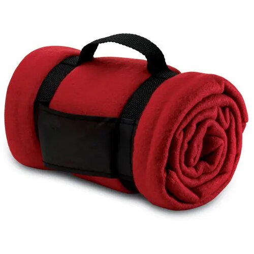 Fleece deken Stavenger rood