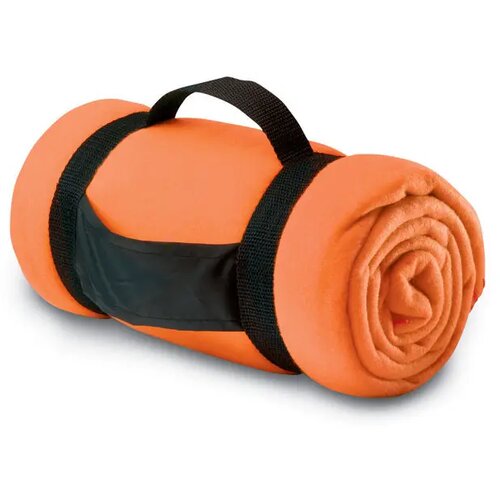 Fleece deken Stavenger oranje