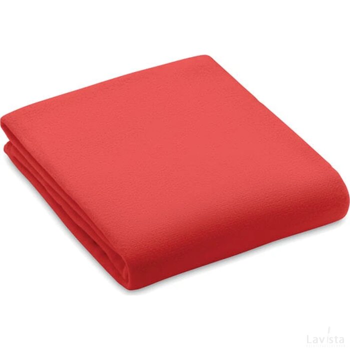 Rpet fleece deken 130gr/m² Bogda rood