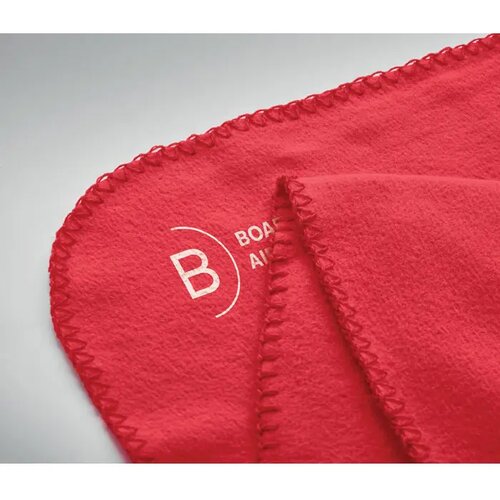 Rpet fleece deken 130gr/m² Bogda rood