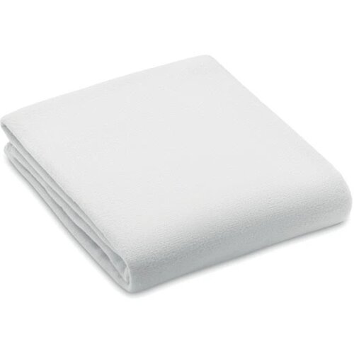 Rpet fleece deken 130gr/m² Bogda wit