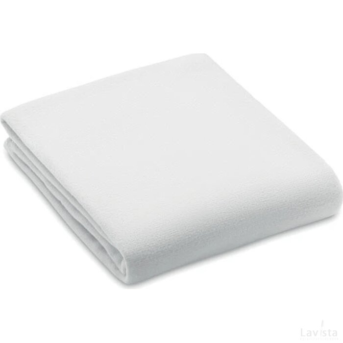Rpet fleece deken 130gr/m² Bogda wit