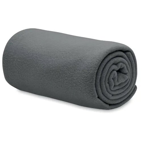 Rpet fleece deken 130gr/m² Bogda donker grijs