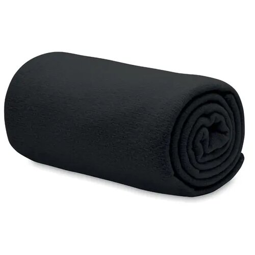 Rpet fleece deken 130gr/m² Bogda zwart