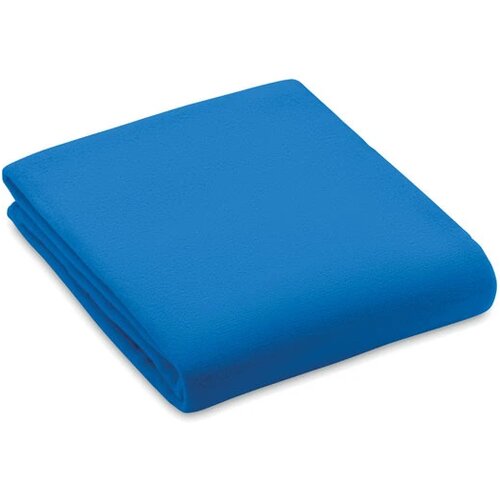 Rpet fleece deken 130gr/m² Bogda royal blauw