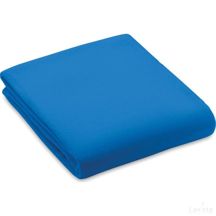 Rpet fleece deken 130gr/m² Bogda royal blauw
