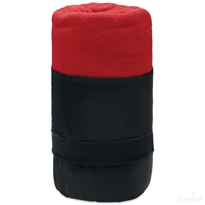 Rpet fleece reisdeken Musala rpet rood
