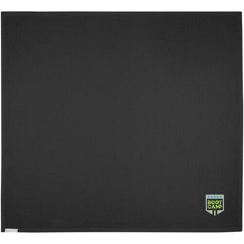 Abele 150 x 140 cm katoenen wafeldeken Zwart
