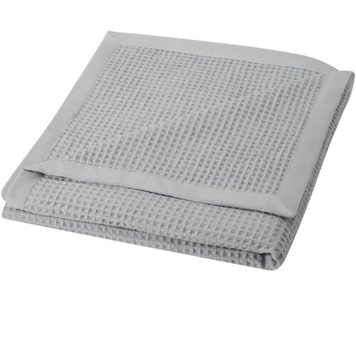 Abele 150 x 140 cm katoenen wafeldeken Grijs