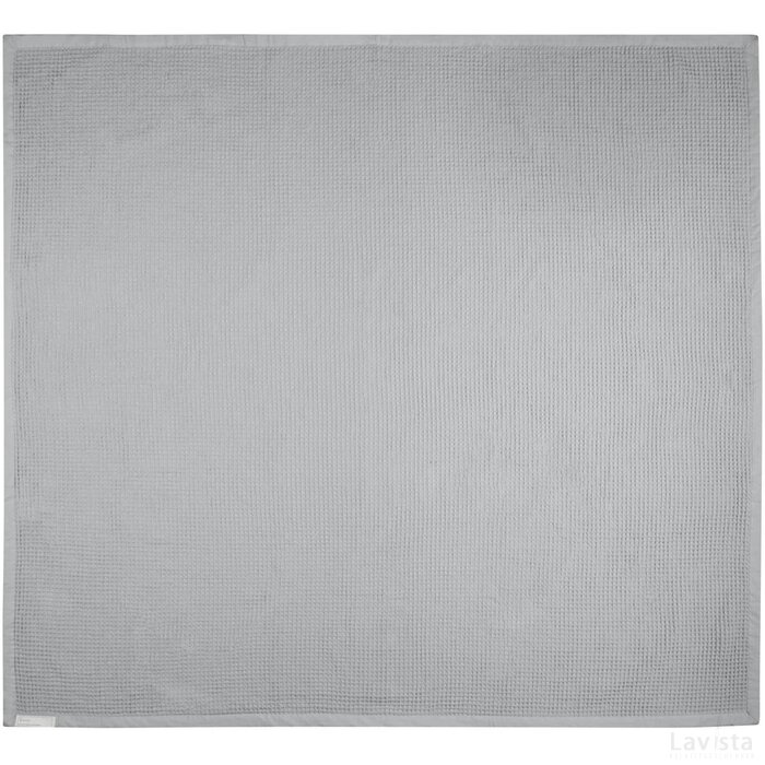 Abele 150 x 140 cm katoenen wafeldeken Grijs