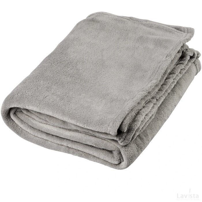 Bay extra zachte fleece deken Grijs