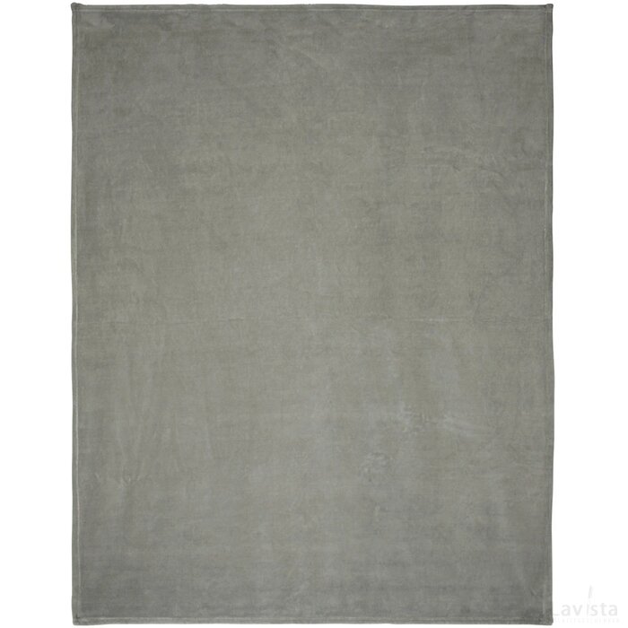 Bay extra zachte fleece deken Grijs