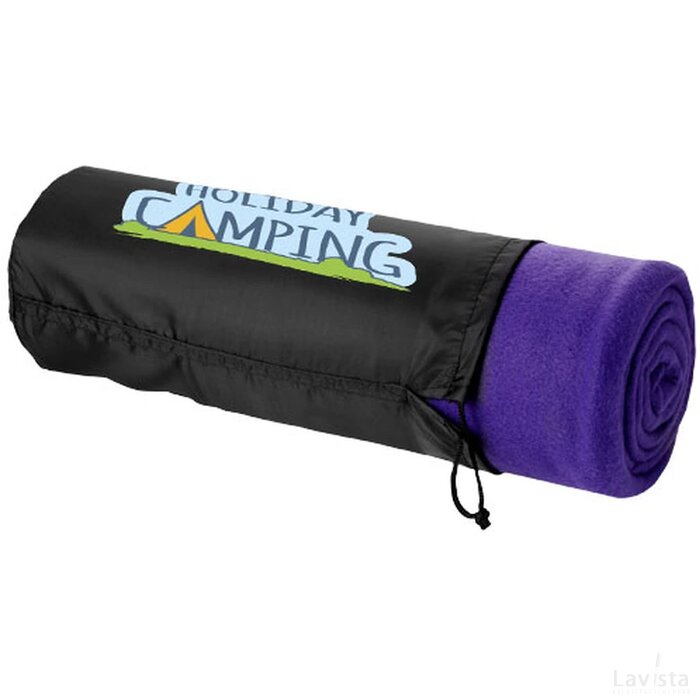 Huggy deken met hoes Paars