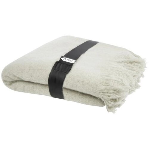 Ivy RPET mohair deken Licht grijs