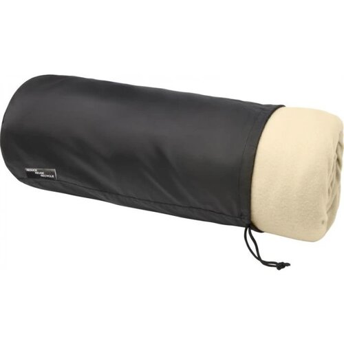 Marigold RPET polair fleece en sherpa deken Gebroken wit, Gebroken wit Gebroken wit/Gebroken wit