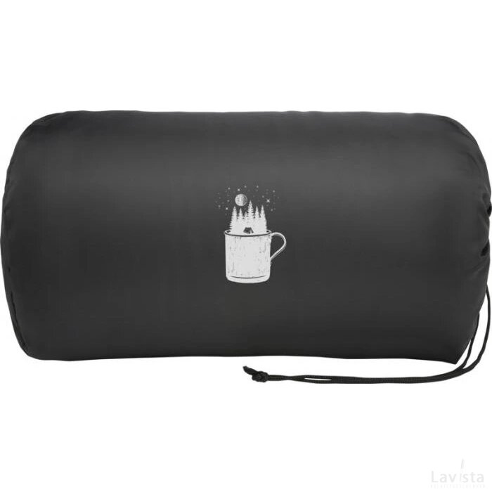 Marigold RPET polair fleece en sherpa deken Grijs, Gebroken wit Grijs/Gebroken wit